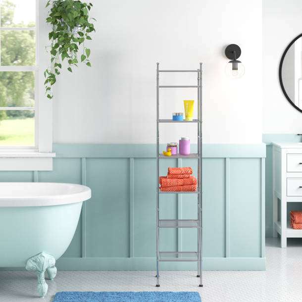 AllModern Senna Freestanding Bathroom Shelves & Reviews Wayfair